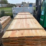 Ca. 72x Douglas Wisselsponning/halfhoutsrabat, 18x190mm, lengte 500cm